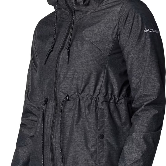 Columbia Black Utility Jacket with Weather-Resistant Fabric - Picture 2 of 8